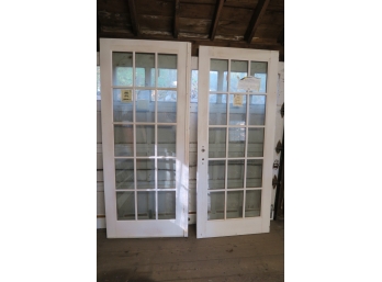 Pair Of New Marvin Energy Saver Double Doors  (1 Of 3)