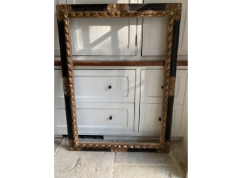 Large Wood And Gilded Frame