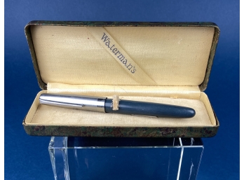 Vintage Waterman 14k Gold Tip Fountain Pen With Box - A Gift From 1939