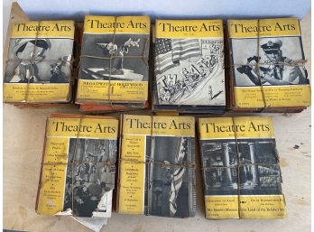 1940 - 1946 Volumes Of Theatre Arts Magazine The War Years