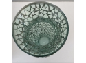 W - Light Green Glass Mosaic Vase