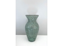 W - Light Green Glass Mosaic Vase