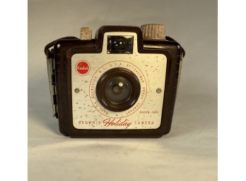 Vintage Bakelite Kodak Brownie Holiday Camera W/ Dakon Leans