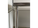 Long Industrial Stainless Steel Two Tier Table