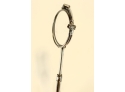 Antique Sterling Silver Folding Opera Pendant Glasses, Lorgnette Eyeglasses - BUSCH MULTINETT D.R.G.M