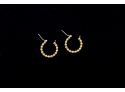14K Gold 2 Pair Of Hoop Earrings