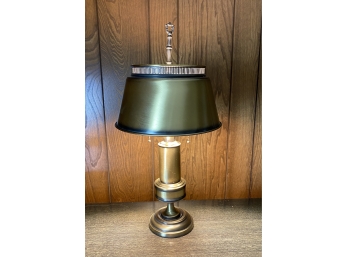 Vintage Brushed Nickel Table Lamp