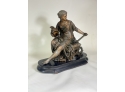 Antique Mantel Top Catherine The Great Statue