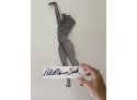 Peter Robinson Smith, 3D Wire Mesh Woman Figure - Metal Wall Art, Hanging Sculpture