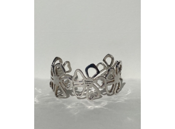 Tiffany & Co. By Elsa Peretti Sterling Silver Flower Cuff