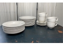 22 Pieces Of White Homer Laughlin China White Table Serve Ware