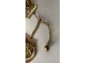 Vintage Gold Tone Collar Necklace