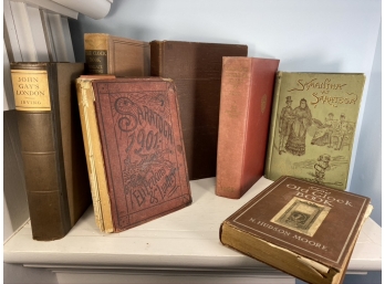 Assorted Antique Books From The Larkin Library