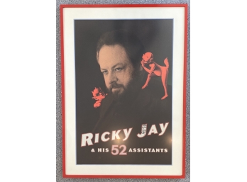 Signed And Framed Poster For Ricky Jay & His 52 Assistants - Signed By Ricky Jay -