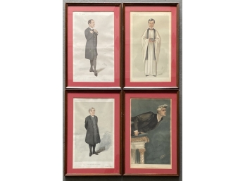 Four Framed Vanity Fair Supplement Prints From 1902