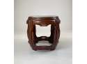Antique Chinese Stone And Wood Stool Or Side Table