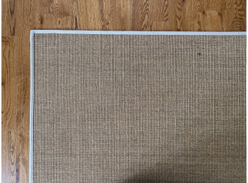 Room Size Jute With Natural Border Rug
