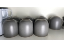8 Pcs Project 62 Tilley Stoneware Mugs In Matte Grey Glaze