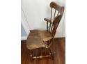 Vintage Bennington Pine Desk Chair.