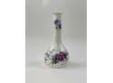 Staffordshire Fine Bone China Bud Vase With Floral Detail