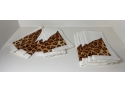10 Phenomenal Vintage Lady Clare Leopard Print And White Cotton Table Linens - Dinner Napkins With Box