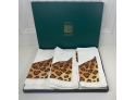 10 Phenomenal Vintage Lady Clare Leopard Print And White Cotton Table Linens - Dinner Napkins With Box