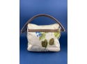 Prada Handbag With Leather And Satin Floral Print