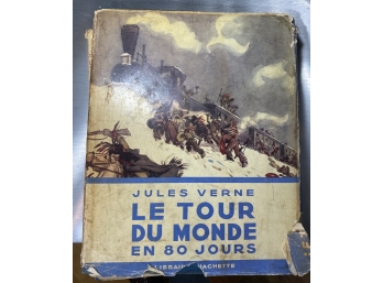 1938 Edition - Around The World In 80 Days  - Jules Verne - In French