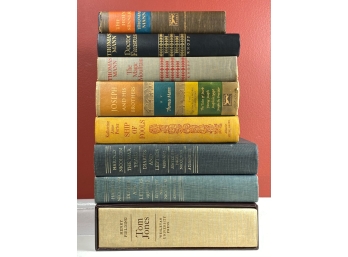Eight Hardcover Literature Books - Thomas Mann, Katherine Ann Porter, Henry Felding, Harold Nicolson