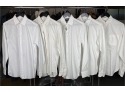 2nd Lot Of 5 Men's White Button Down Shirts - J.crew Club, Bonobos, Uniqlo
