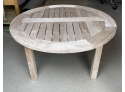 Round Teak Wood Outdoor Table