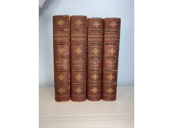 Four Books Containing Scribner's Volumes 1887 - 1888