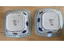 Three Ceramic Serving Bowls, Olives And Blueberries