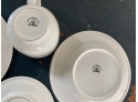 22 Pieces Of White Homer Laughlin China White Table Serve Ware
