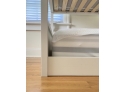 Pottery Barn Kids Camden Low Twin Over Twin Bunk Beds In White With Great Quality Beauty Rest Mattresses