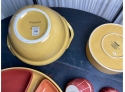 Colorful Lot Of High End Ceramic Baking And Serving Ware