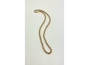 14k Gold 3mm Double Twisted Chain With Barrel Clasp