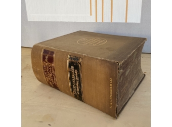 Webster's New International Unabridged Dictionary Second Edition - 1945