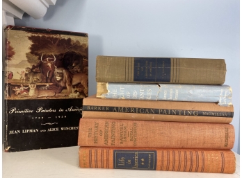 Assorted Antique Books From The Larkin Library Art Reference Books