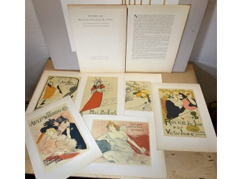 Six Toulouse Lautrec Poster Prints