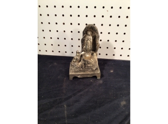 Working Statue Of Jesus Music Box In Good Condition
