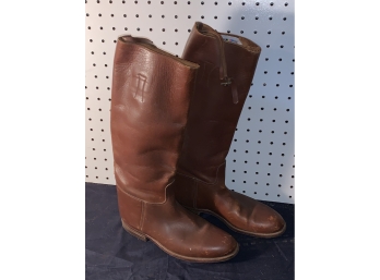 1930s Horse Riding Boots, Exceptional Condition. US Size 8.5