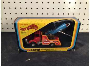 Corgi Human Cannon Toy Truck, In All Original Packaging Great Condition