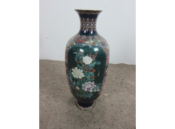 Brass Cloisonné Enamel Vase