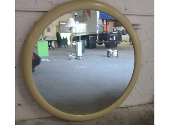 Lane Cream Round Wall Mirror