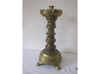 Over Size  Brass Candle Holder