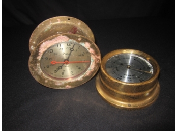 Seth Thomas Clock And Barometer