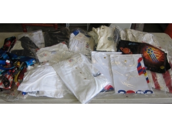Box Lot Of Man Tee And Shirts From The World Cup