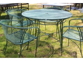 Metal Patio Table With Chairs
