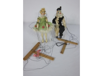 PAIR OF VINTAGE PUPPETS